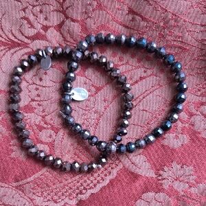 Tocara Set of  2 Beaded Bracelets (J3)